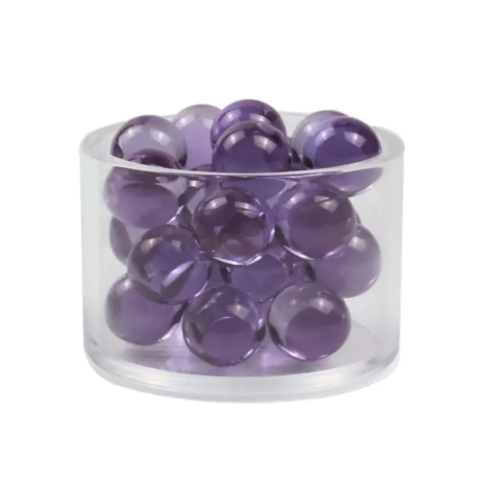 JCVAP Sapphire terp pearls paars 6mm saffier