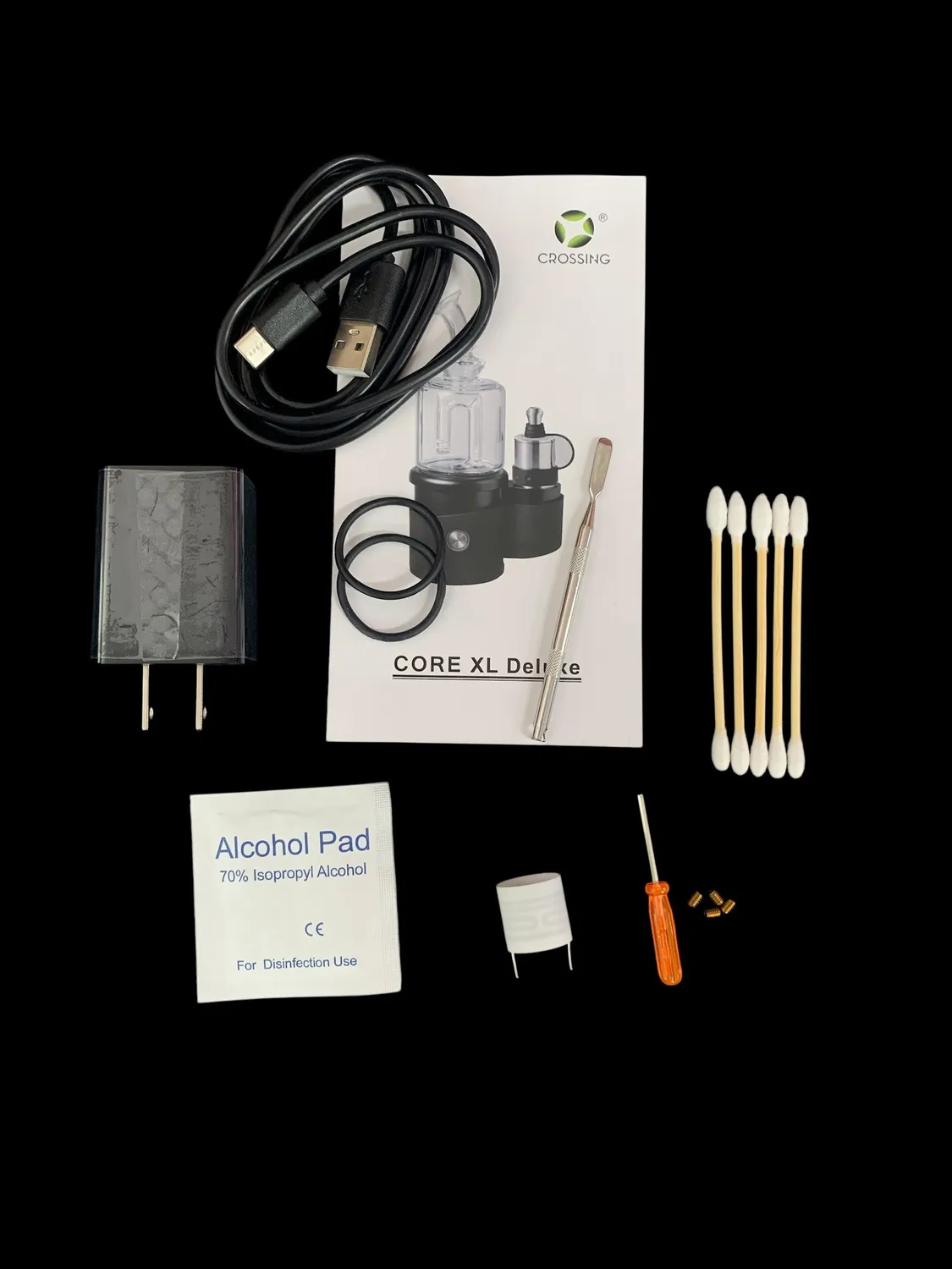 Divine Tribe Core XL Deluxe e-rig 6 standen complete kit
