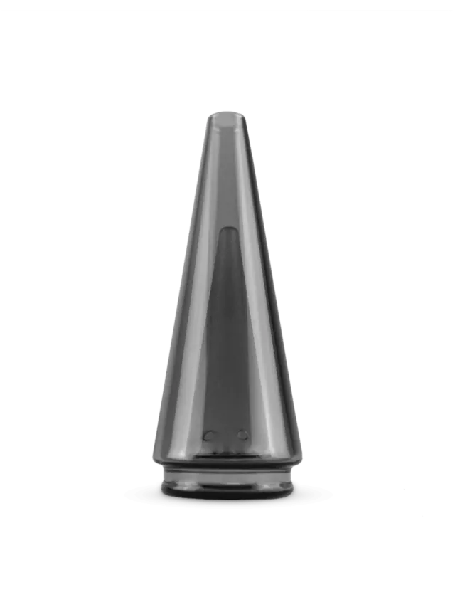 Puffco Peak Pro Colored Glass top Shadow Black