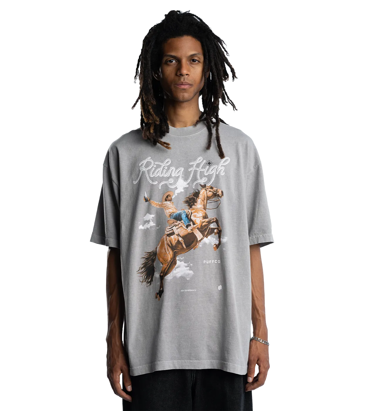 Puffco Riding High T-shirt katoen oversized
