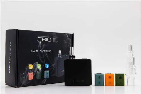 JCVAP Trio III 3-in-1 vaporizer dry herb wax olie draagbaar