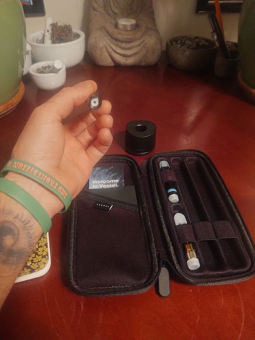 Vessel Craftsman vaporizer Slate Blackwood hout