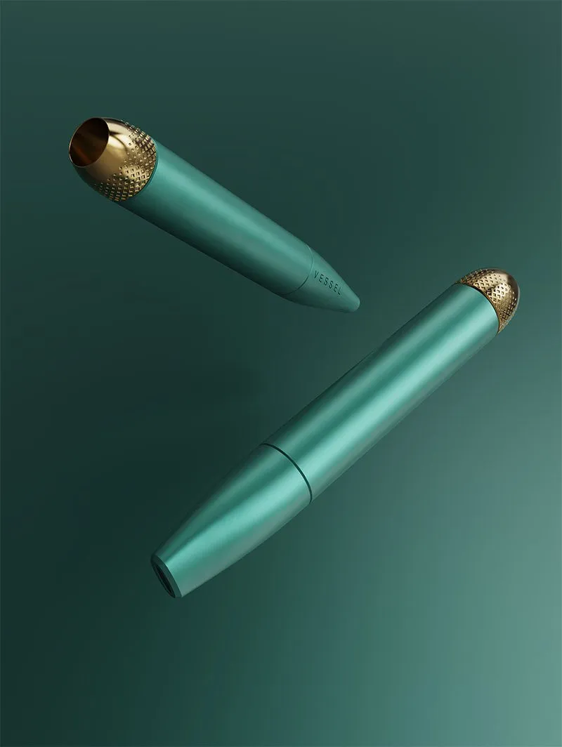 Vessel Axis Emerald one-hitter pijpje dry herb