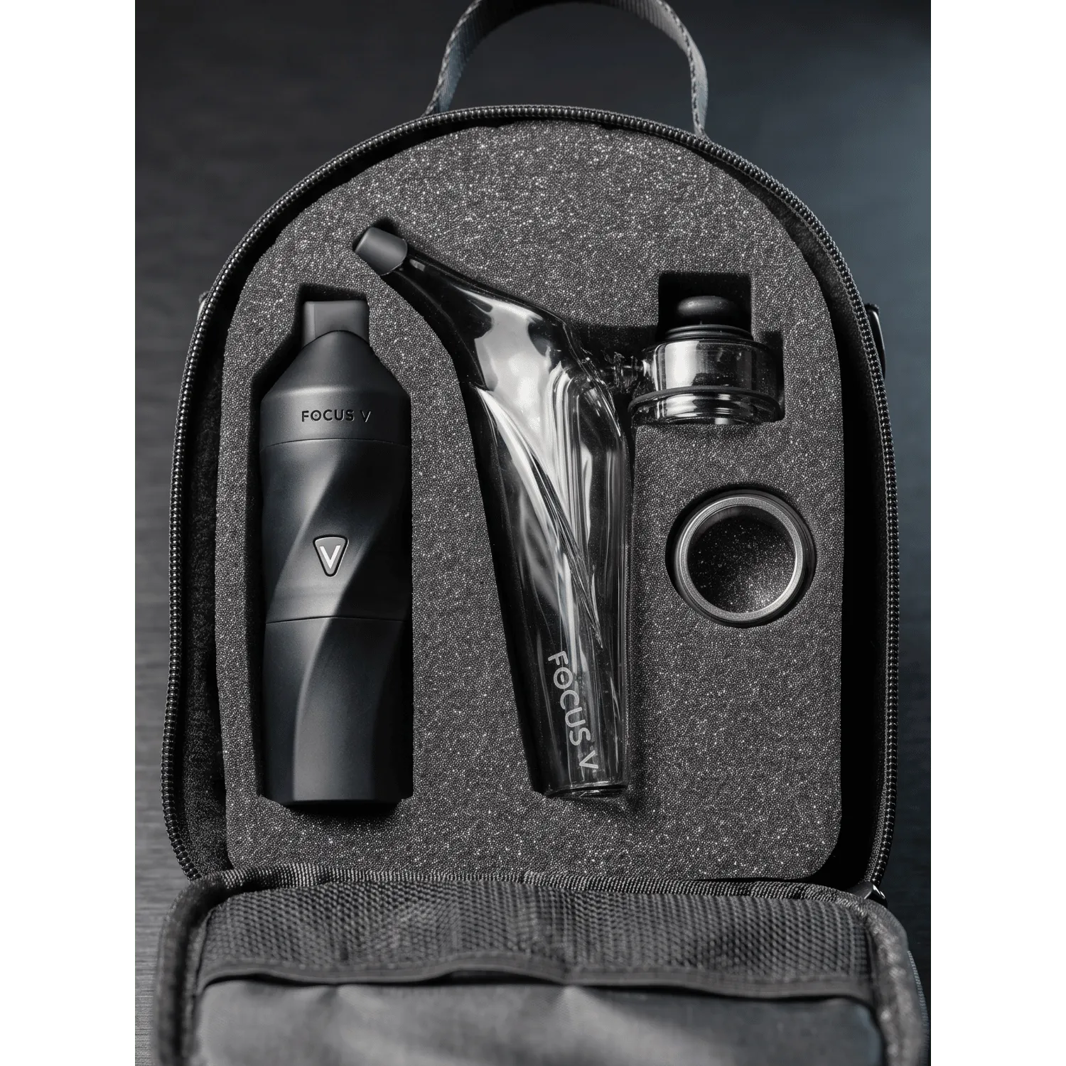 Focus V AERIS Bubbler Kit smoke elektrische rig met tas