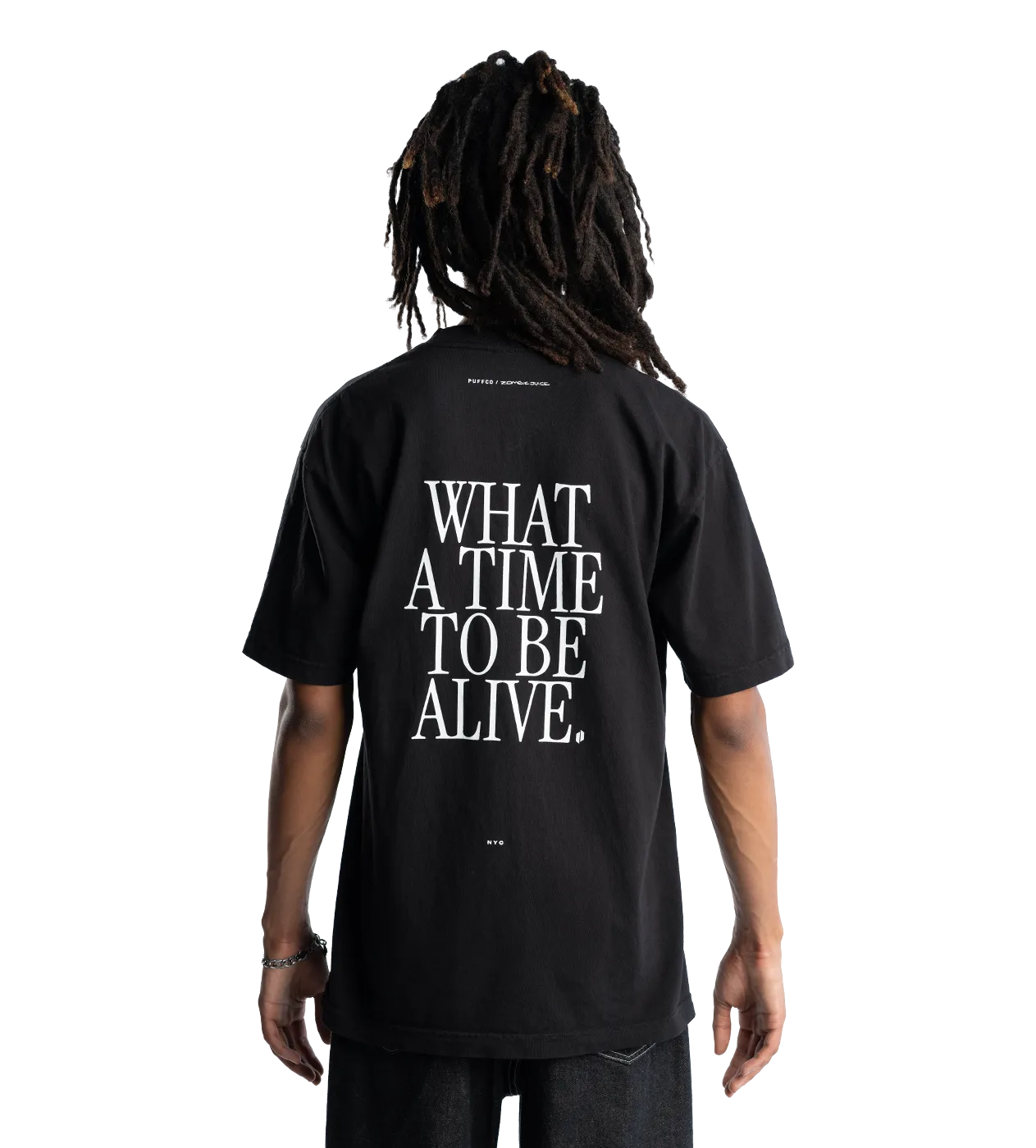 Puffco What a Time to be Alive T-shirt 100% katoen