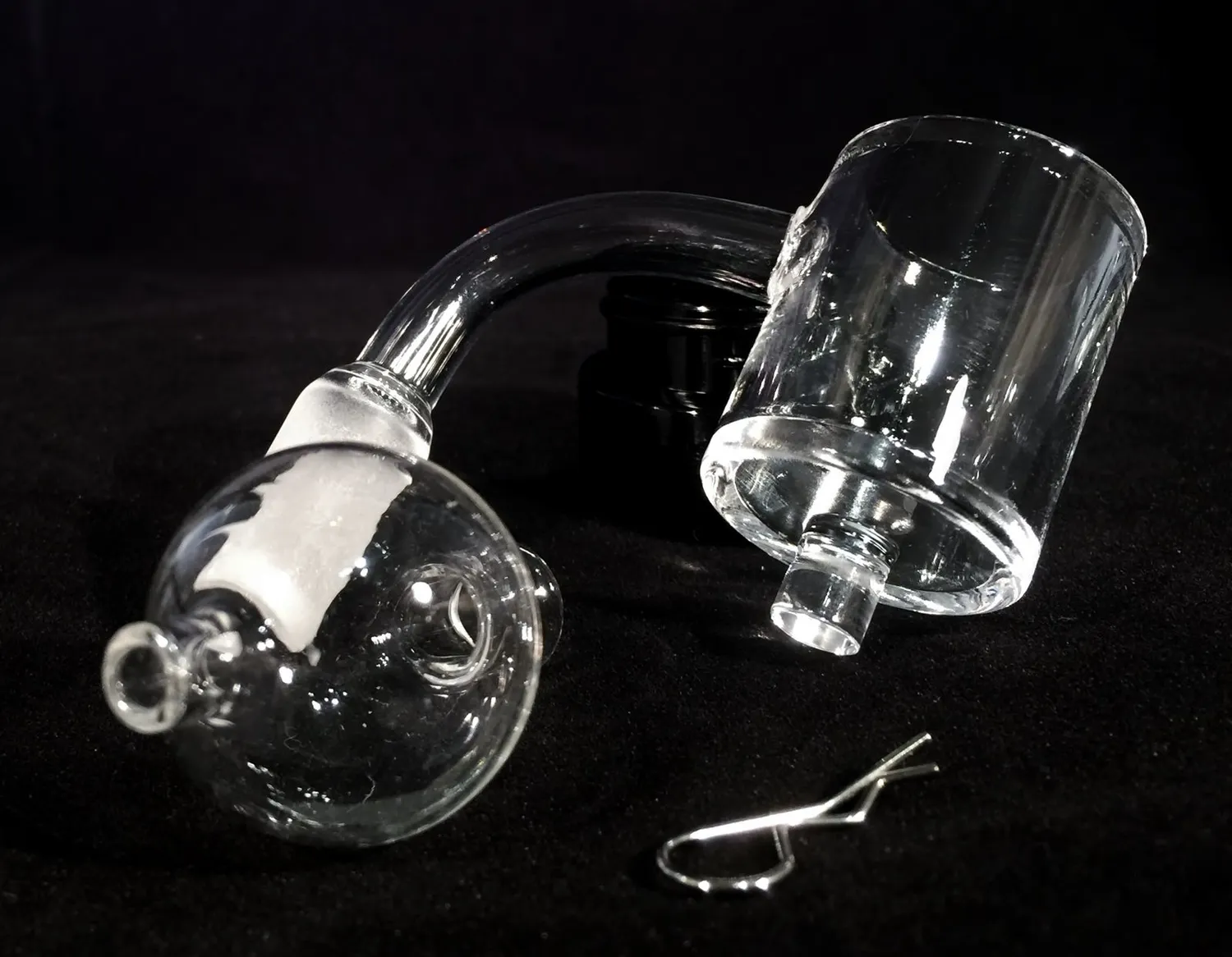 Divine Tribe 30mm Round Coil banger set met quartz insert