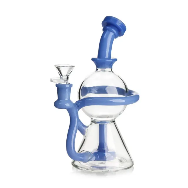 Dip Devices Dome Recycler dab rig 14mm blauw Wish Disc
