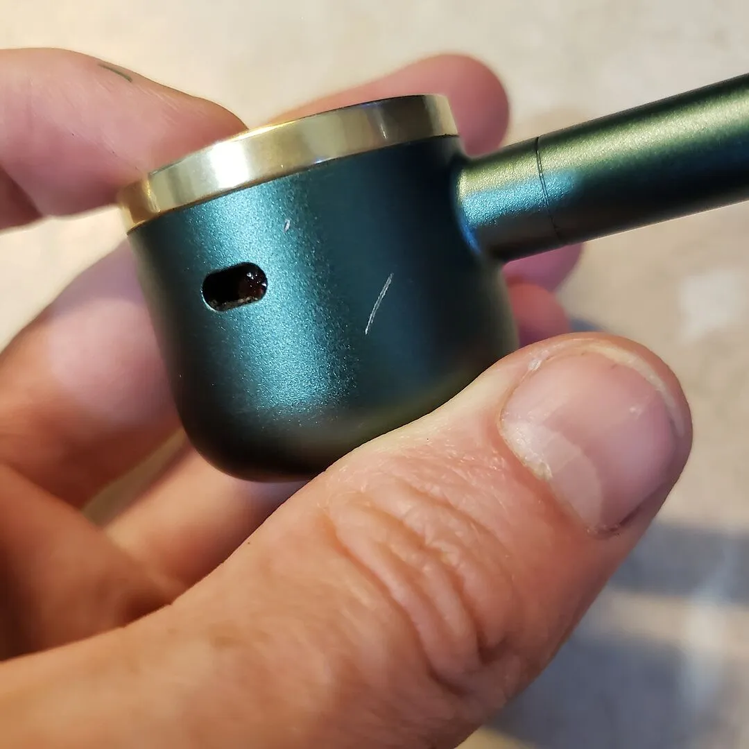 Vessel Pipe Emerald pijp dry herb groen