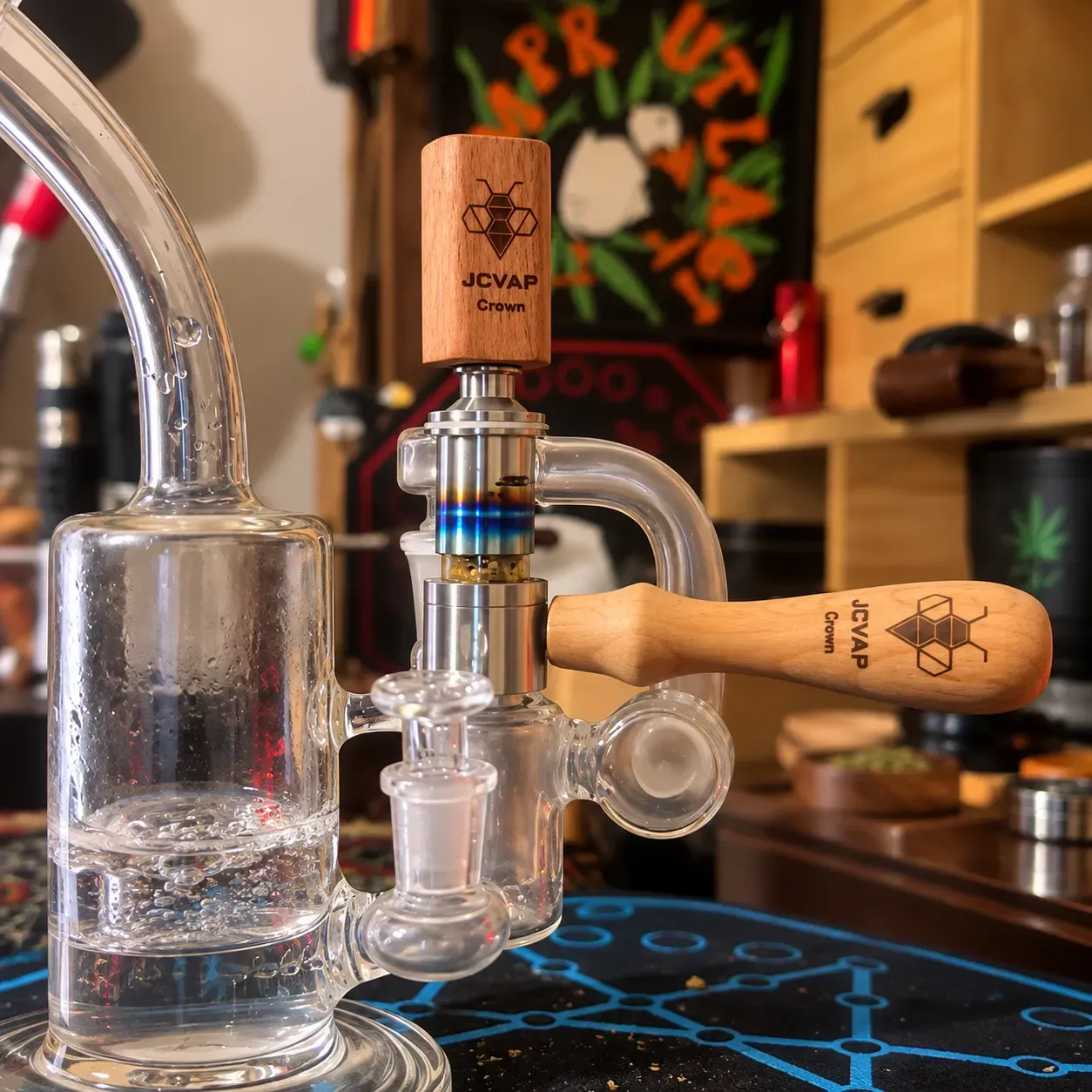 JCVAP Crown Ball Vape Kit draagbare vaporizer complete set