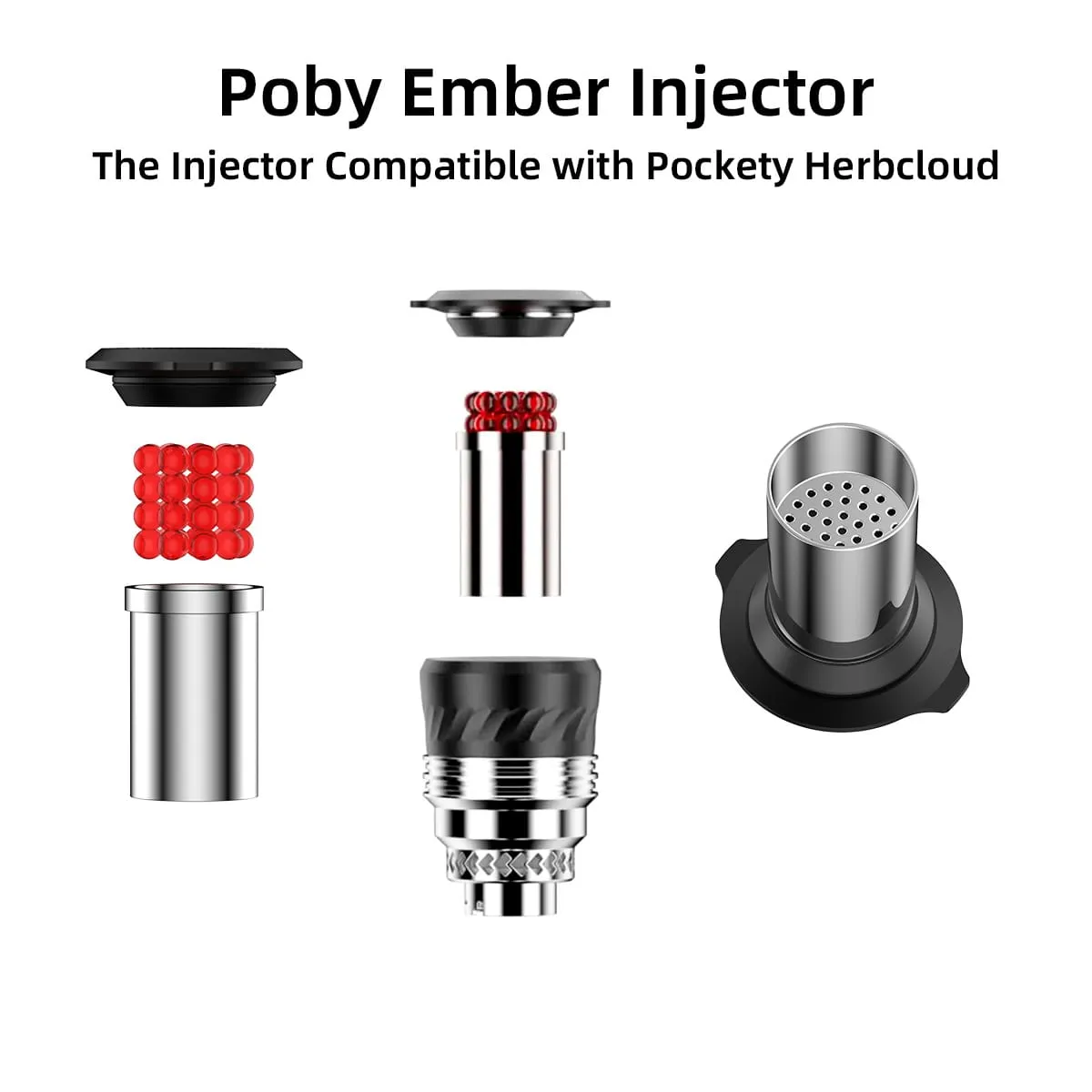JCVAP Poby Ember ball vape dry herb vaporizer kruiden