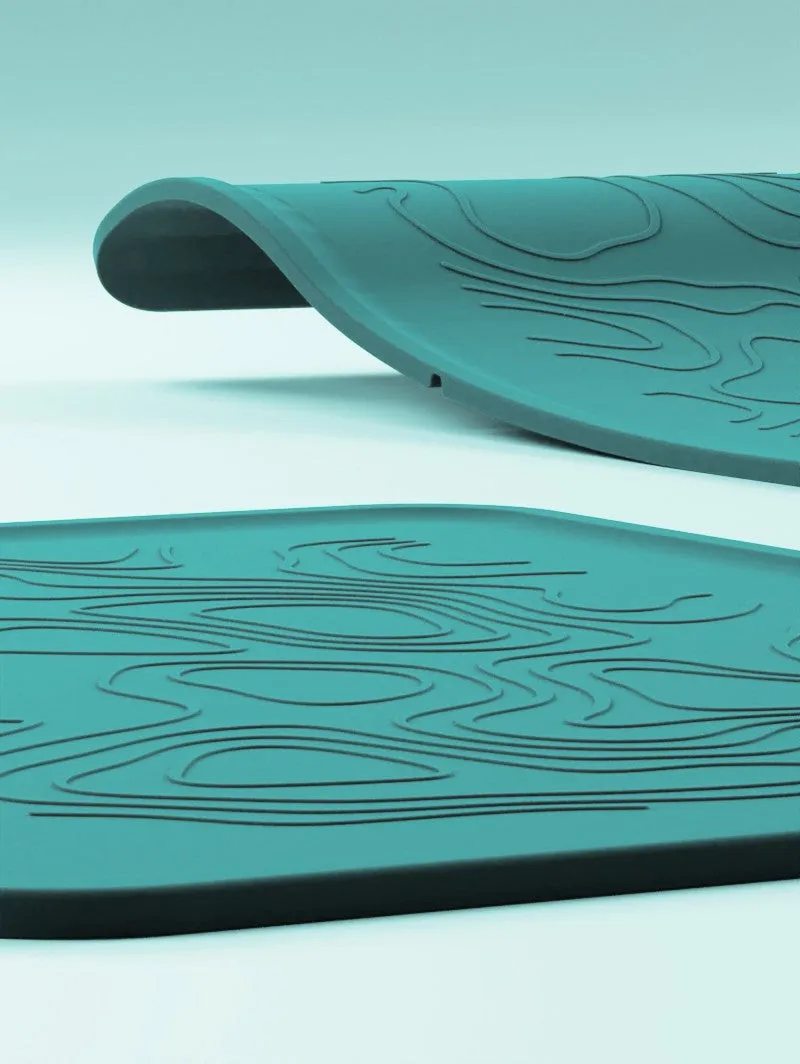 Vessel Mat siliconen mat Emerald groen hittebestendig