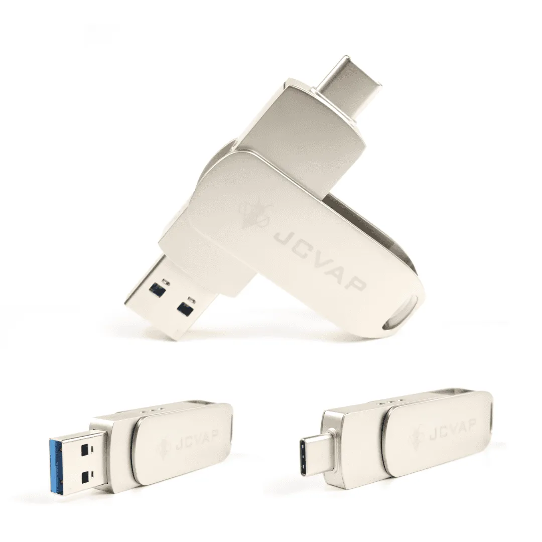 JCVAP 2 in 1 USB Type-C flash drive merchandise