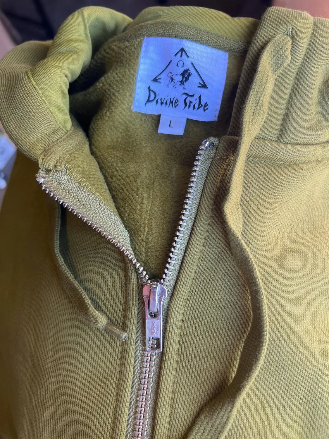 Divine Tribe Hemp hoodie hennep katoen fleece rits