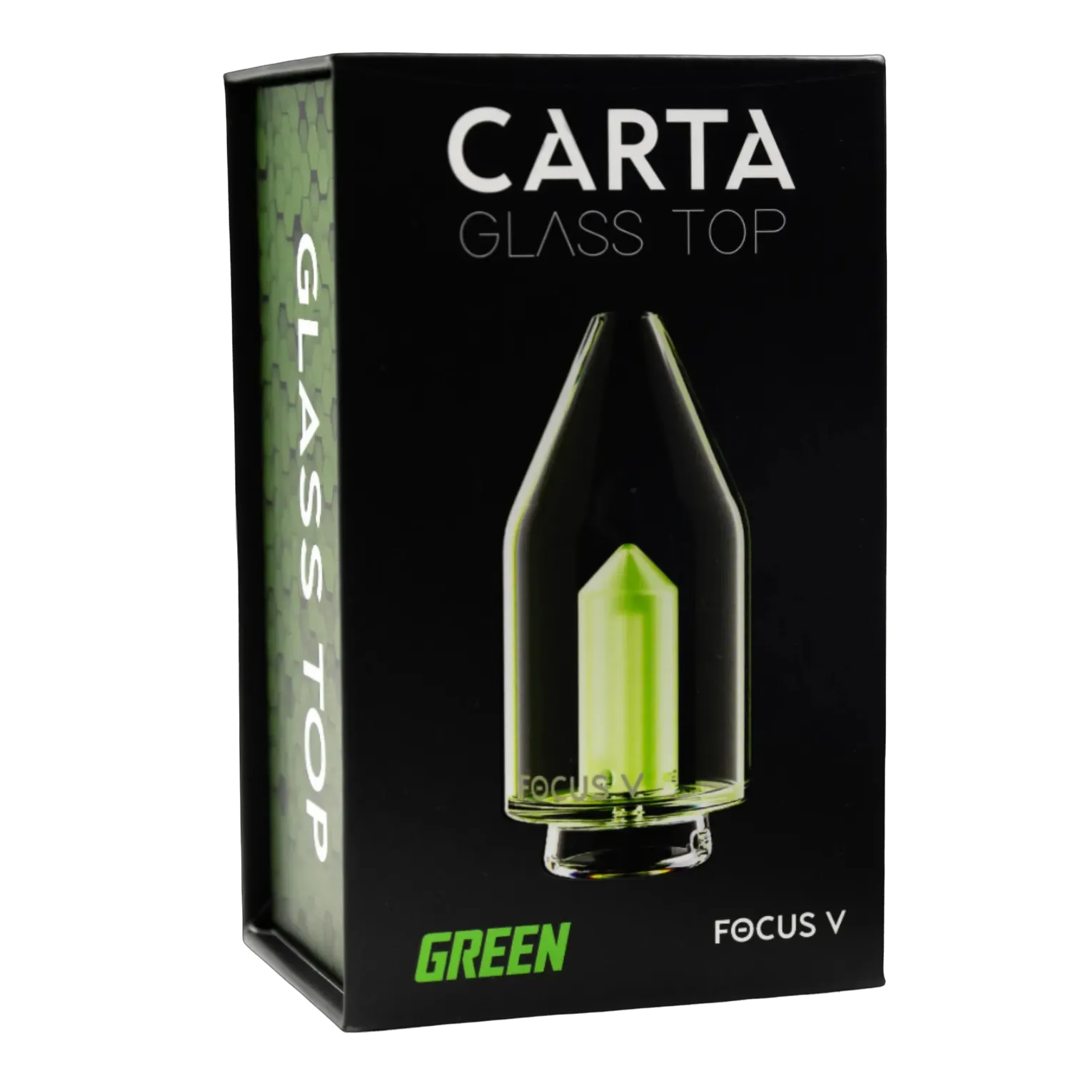 Focus V CARTA Glass Top glazen opzetstuk groen transparant