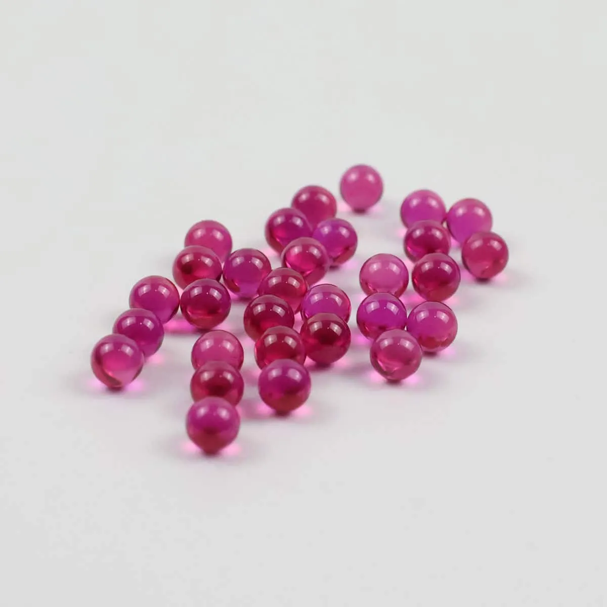 JCVAP ruby terp parels dab beads 3mm hittebestendig