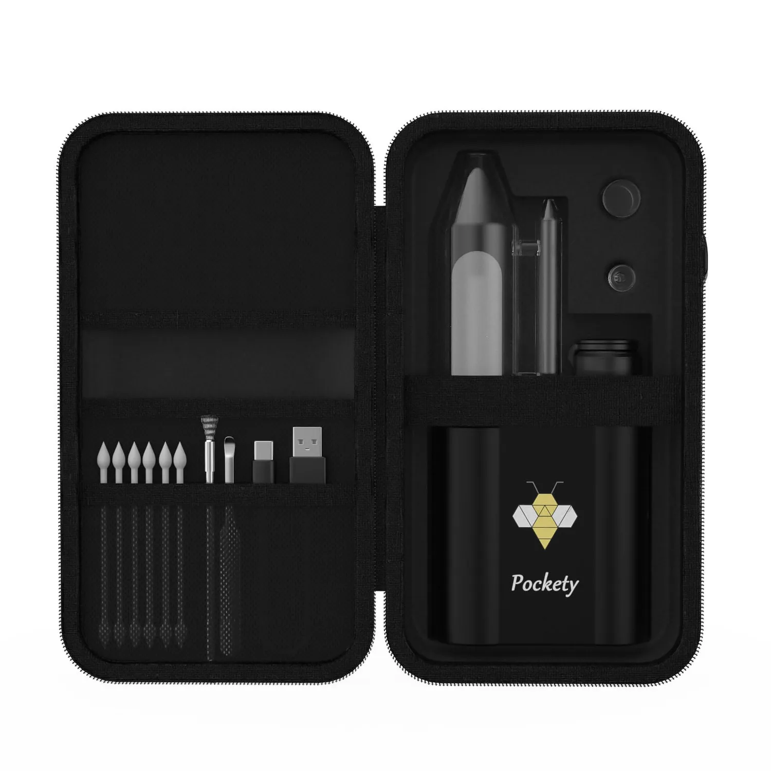 JCVAP Pockety elektrische dab rig 2x 2600mAh