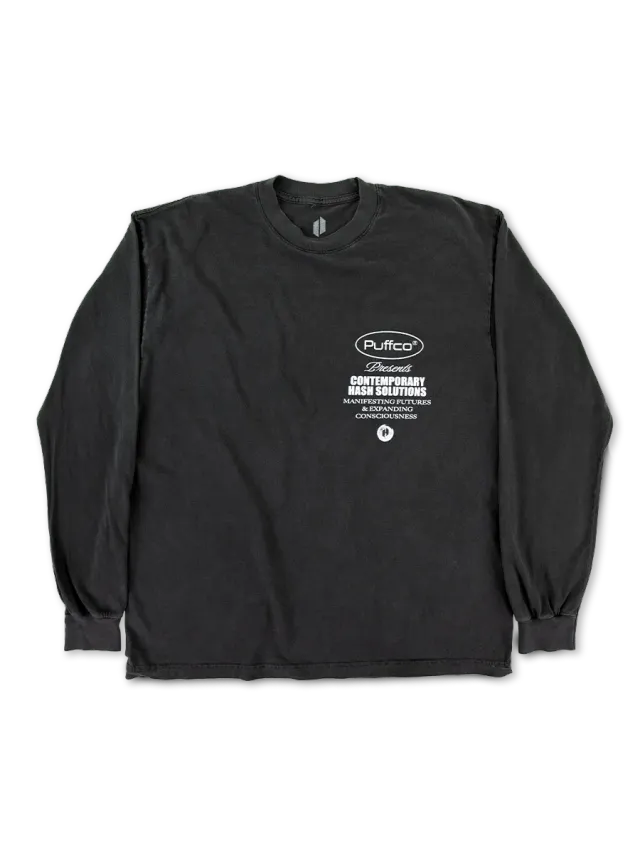 Puffco Hash Solutions Longsleeve grijs katoen