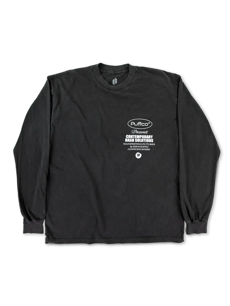 Puffco Hash Solutions Longsleeve grijs katoen