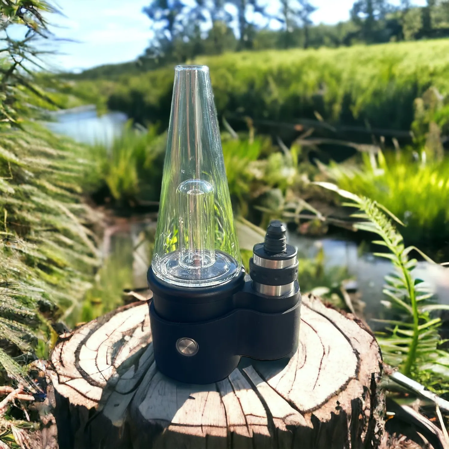 Divine Tribe Core 2.0 glazen top eRig recycler perc