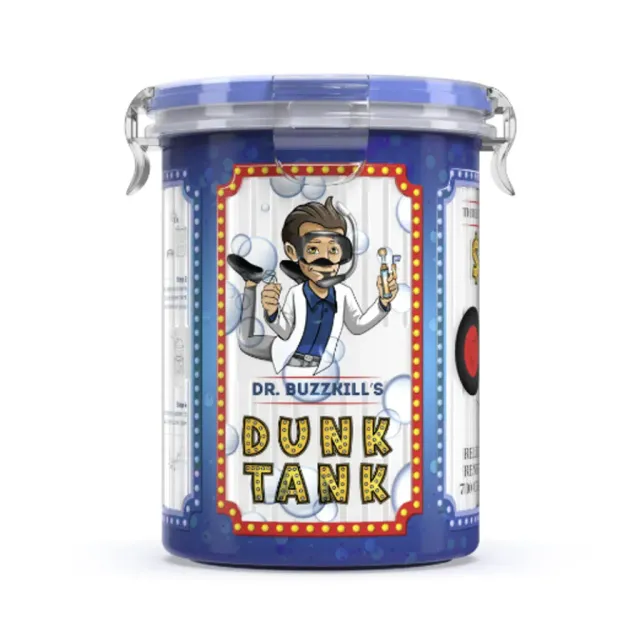 Dr. Buzzkill Dunk Tank iso weekbak met zeefje clear