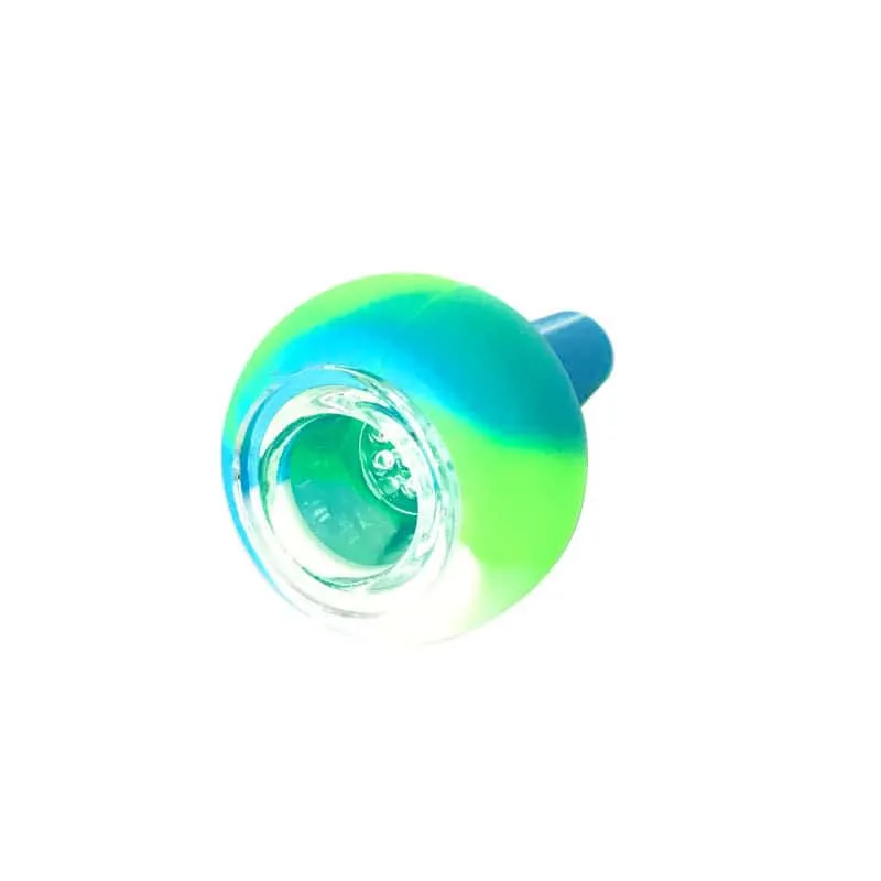 JCVAP Silicone Slide Bowl 14mm male bowl met glas
