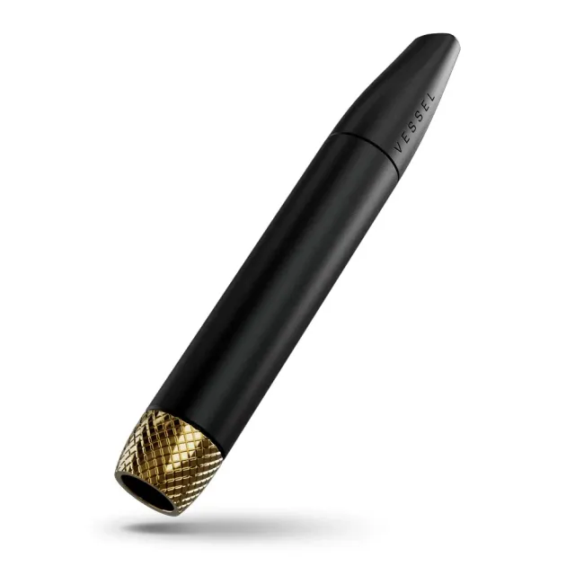Vessel One-Hitter pijpje Matte Black dubbele helix filter