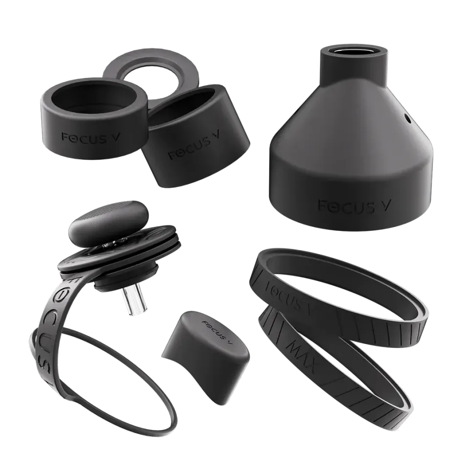 Focus V AERIS Swivel Silicone Kit accessoires zwart