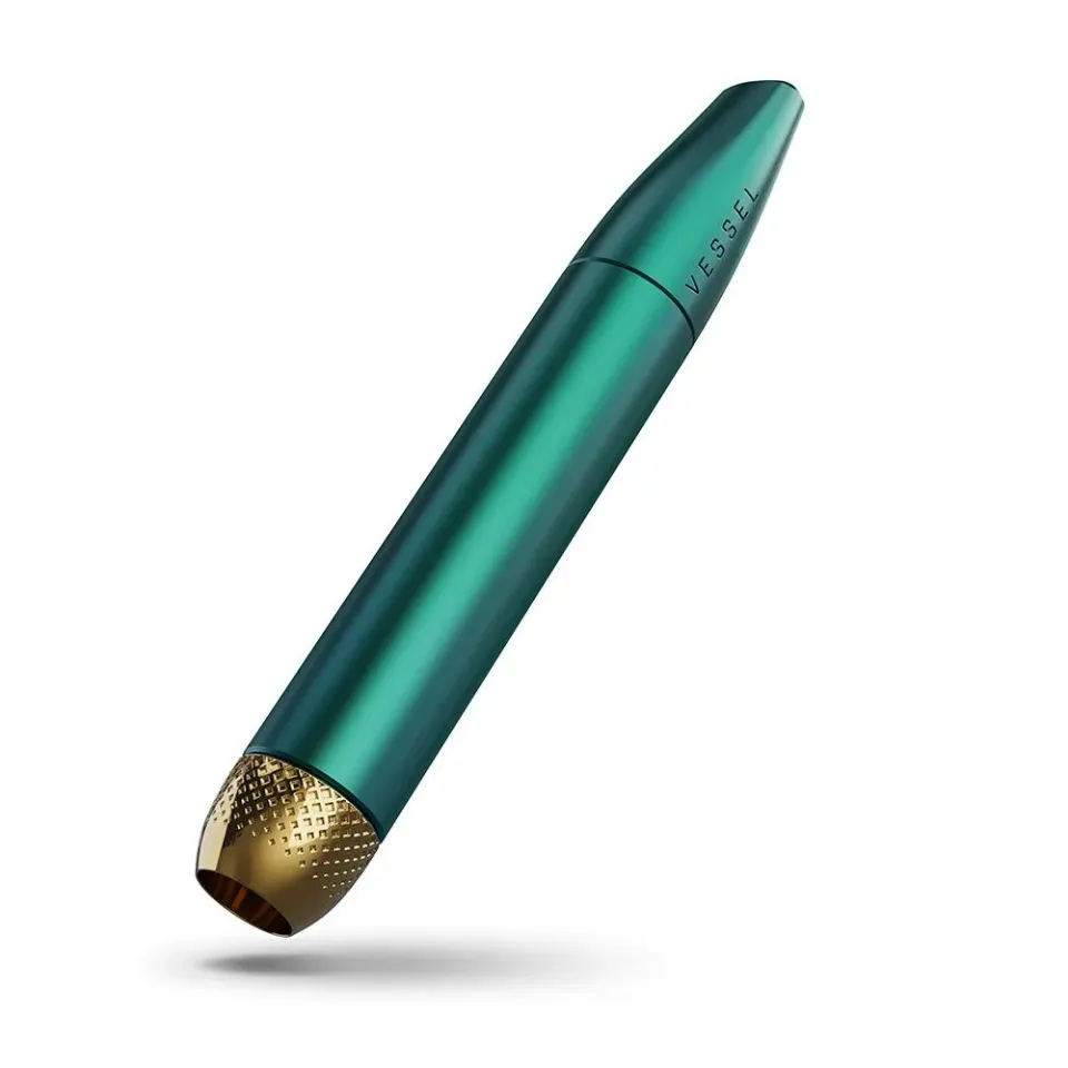 Vessel Axis Emerald one-hitter pijpje dry herb