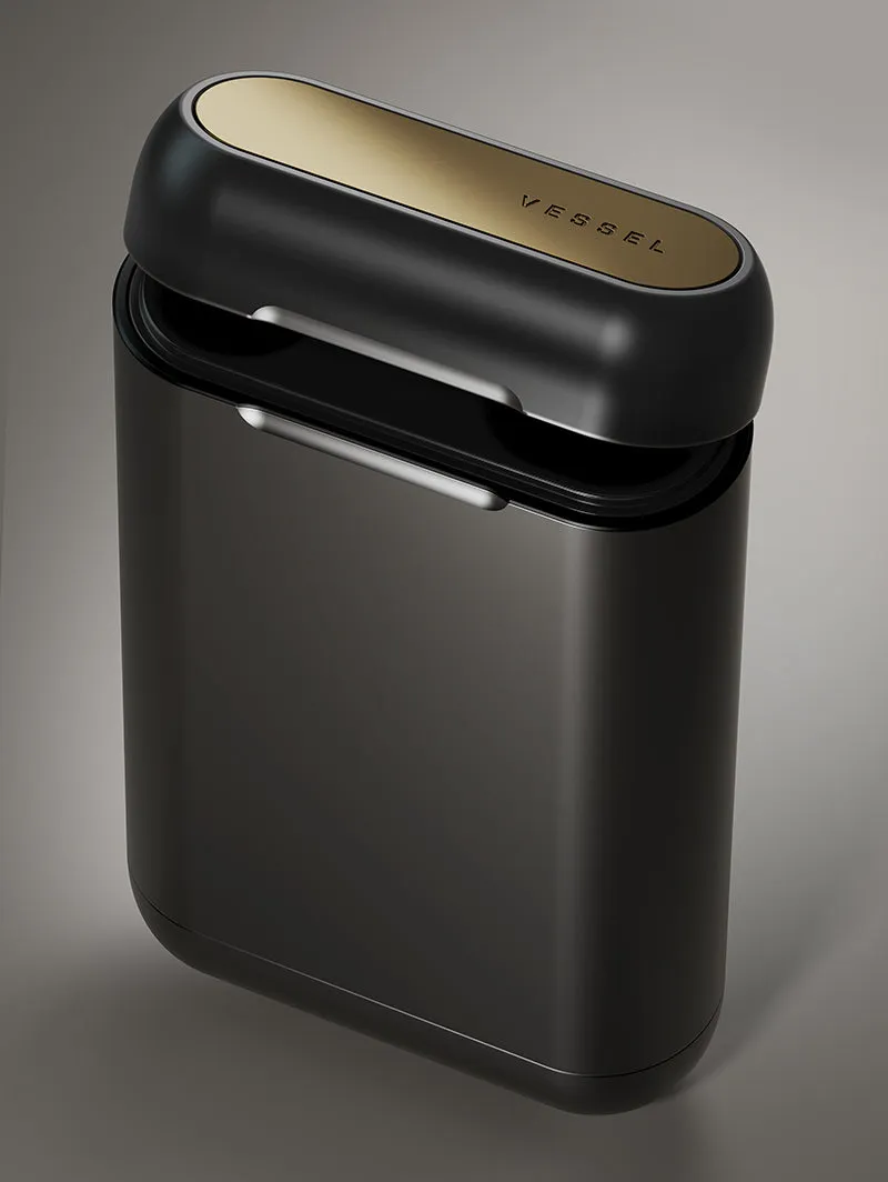 Vessel Dugout opbergcase zwart voor one-hitter
