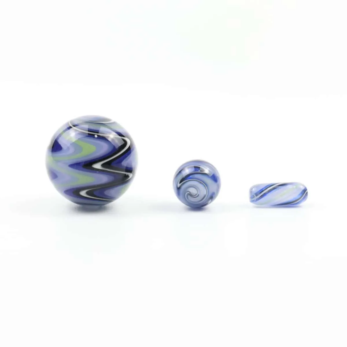 JCVAP Wig Wag glazen marble terp slurper set 3-delig
