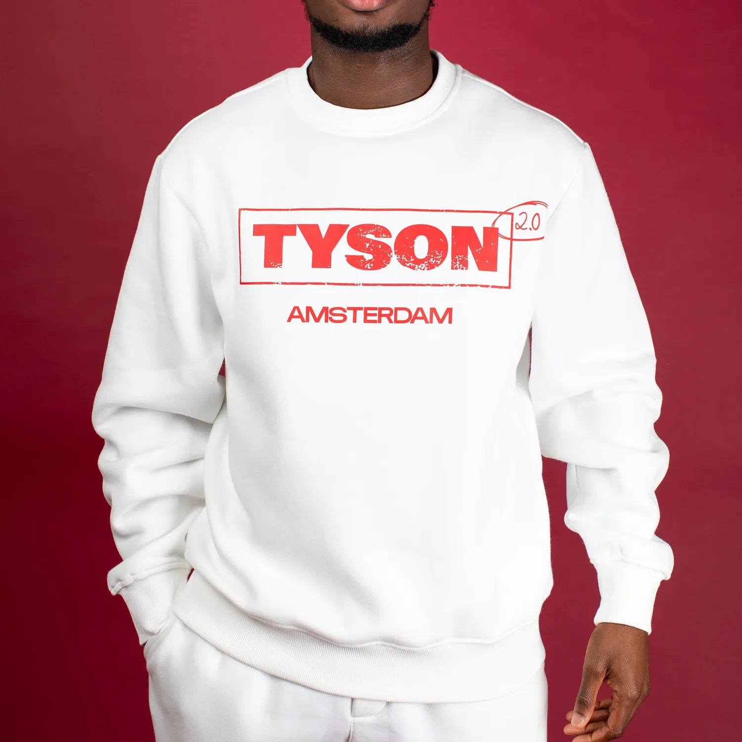 Tyson 2.0 Sweatshirt wit katoen unisex