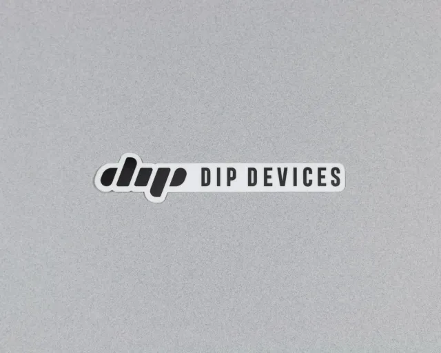 Dip Devices Wordmark sticker zwart logo