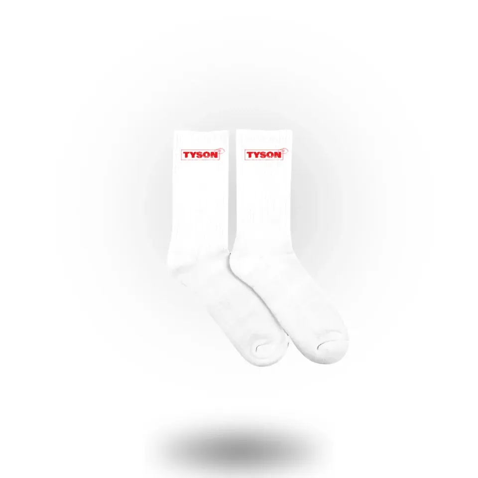 Tyson 2.0 Sokken wit katoen unisex