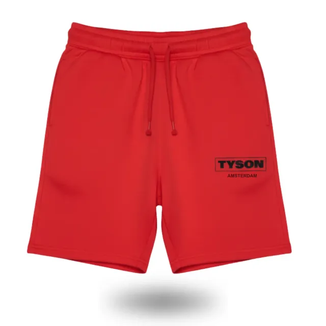 Tyson 2.0 Shorts Unisex Short Rood katoen