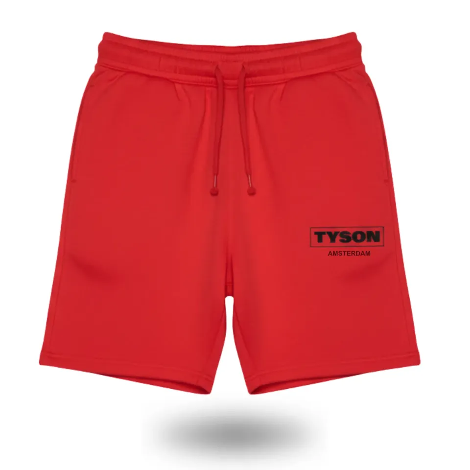 Tyson 2.0 Shorts Unisex Short Rood katoen