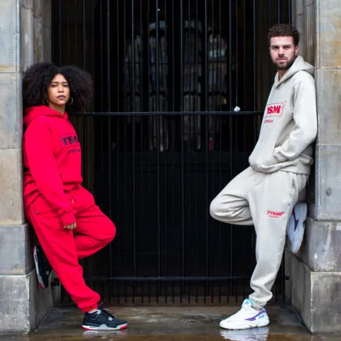 Tyson 2.0 Logo hoodie wit katoen unisex