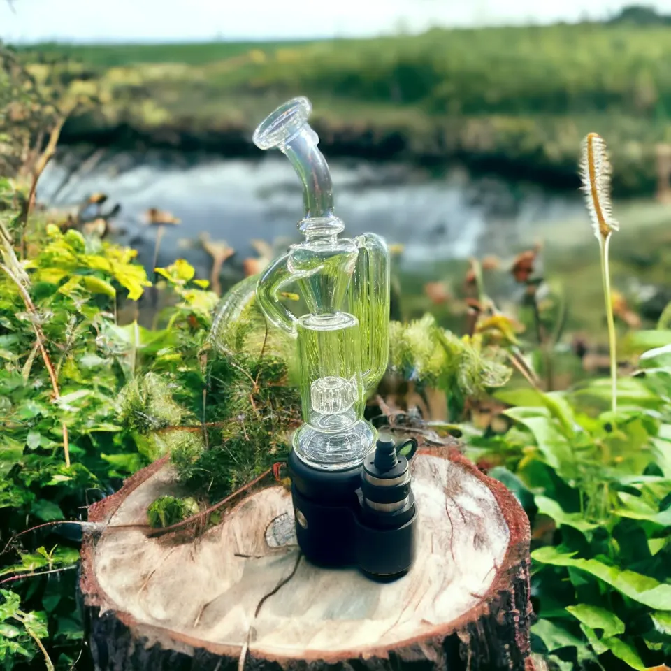 Divine Tribe Core 2.0 glazen top eRig recycler perc