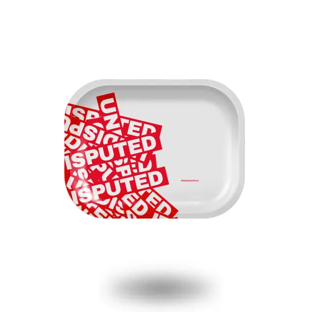Tyson 2.0 Undisputed Cannabis rolling tray wit small