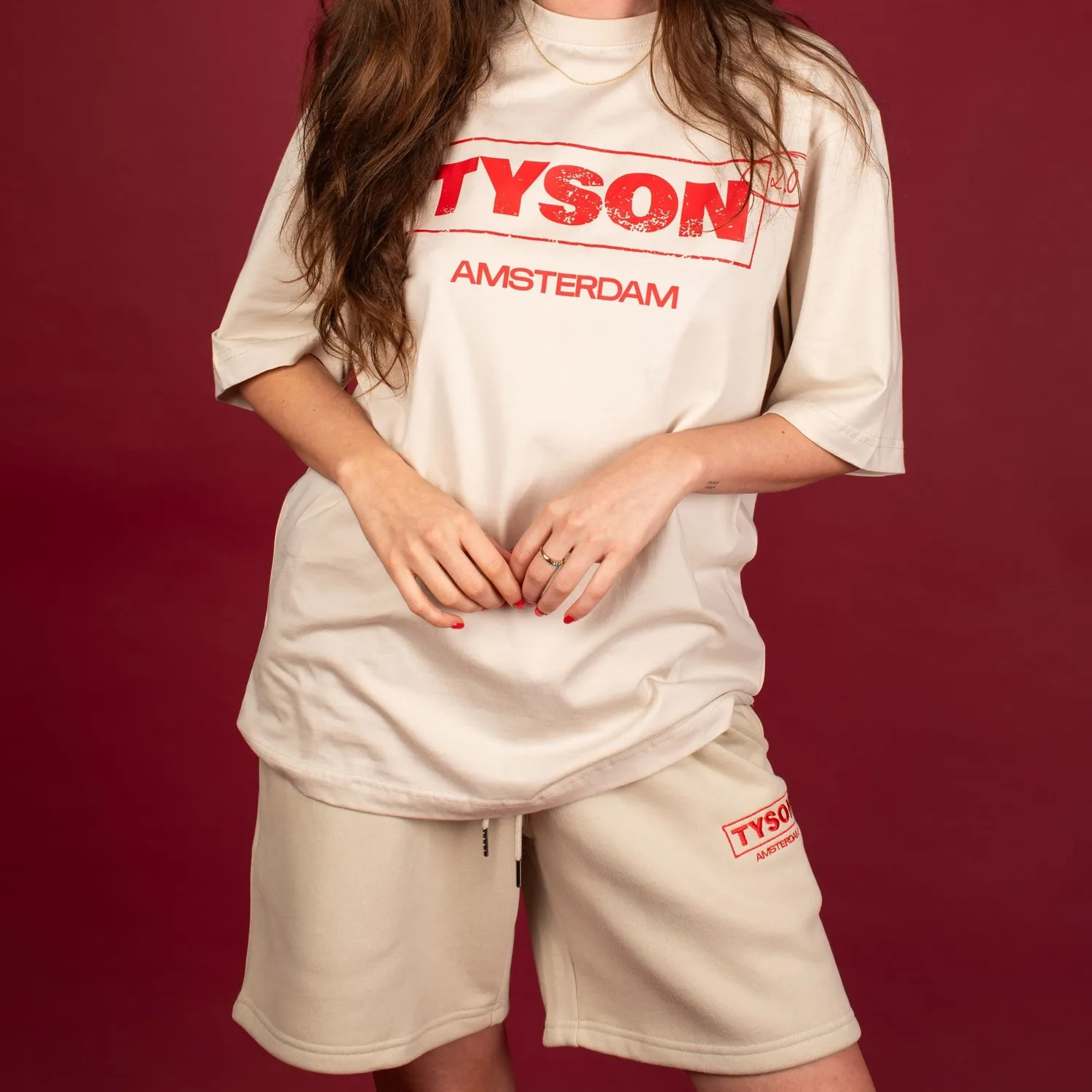 Tyson 2.0 Shorts beige katoen unisex
