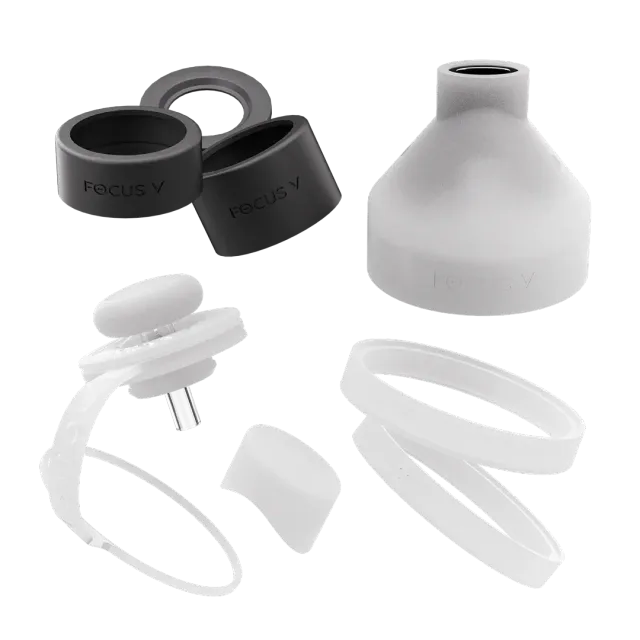 Focus V AERIS Swivel siliconen accessoirekit transparant