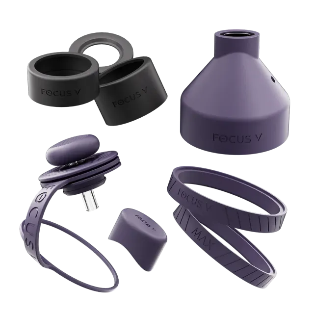 Focus V Aeris Swivel accessoire kit grape silicone