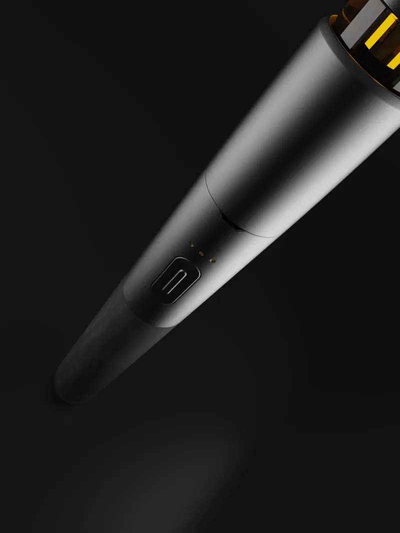 Vessel Craftsman vaporizer Slate Blackwood hout