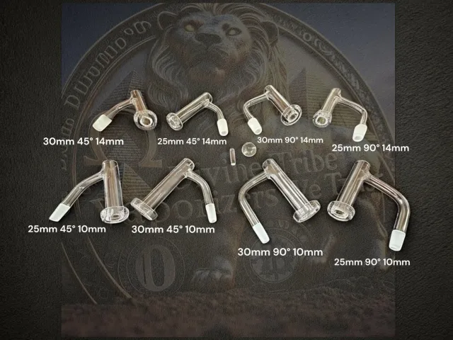 Divine Tribe terp slurper glazen banger 30mm 14mm met marble