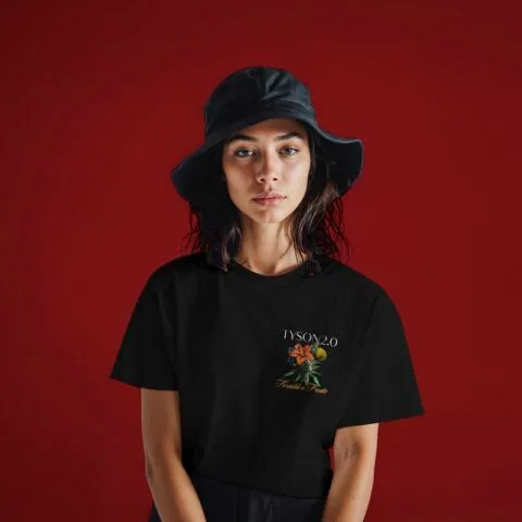 Tyson 2.0 Forbidden Fruits T-shirt katoen Zwart