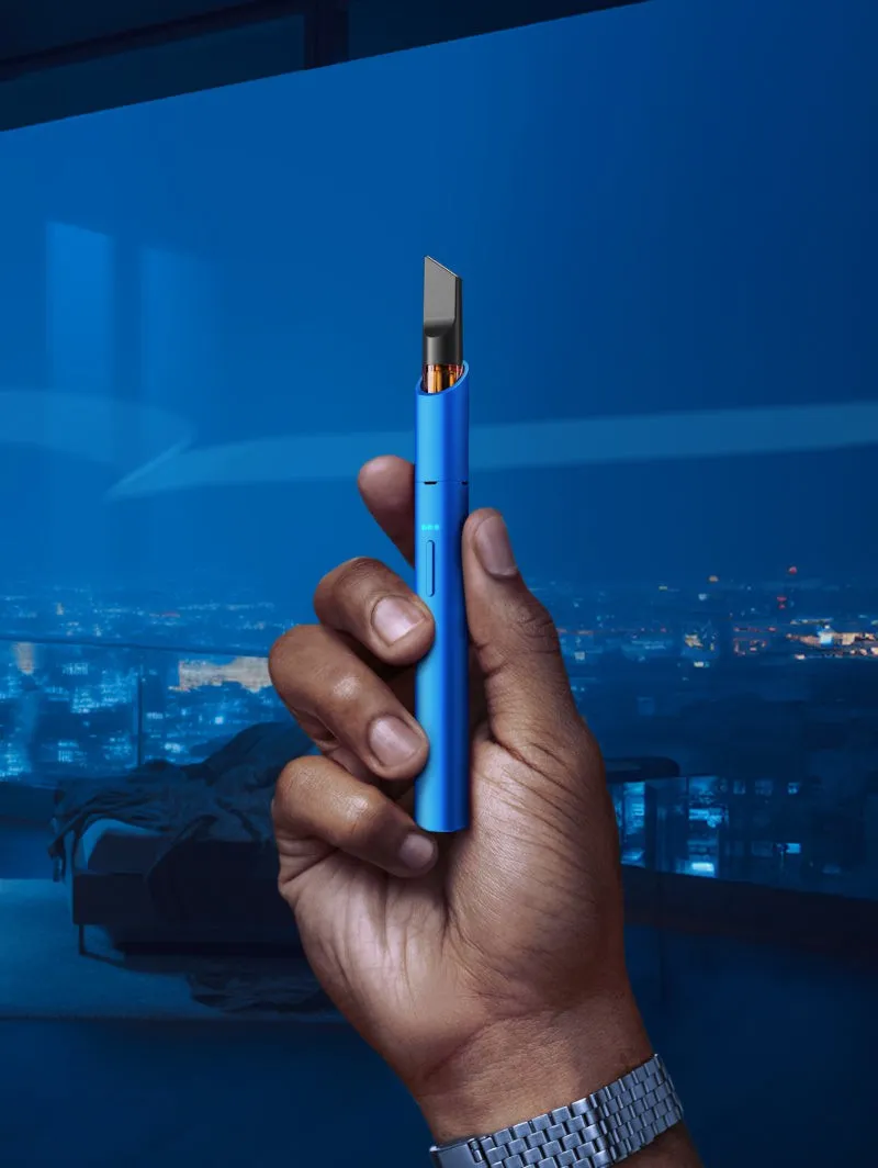 Vessel Vista Edge Cobalt vape batterij slank
