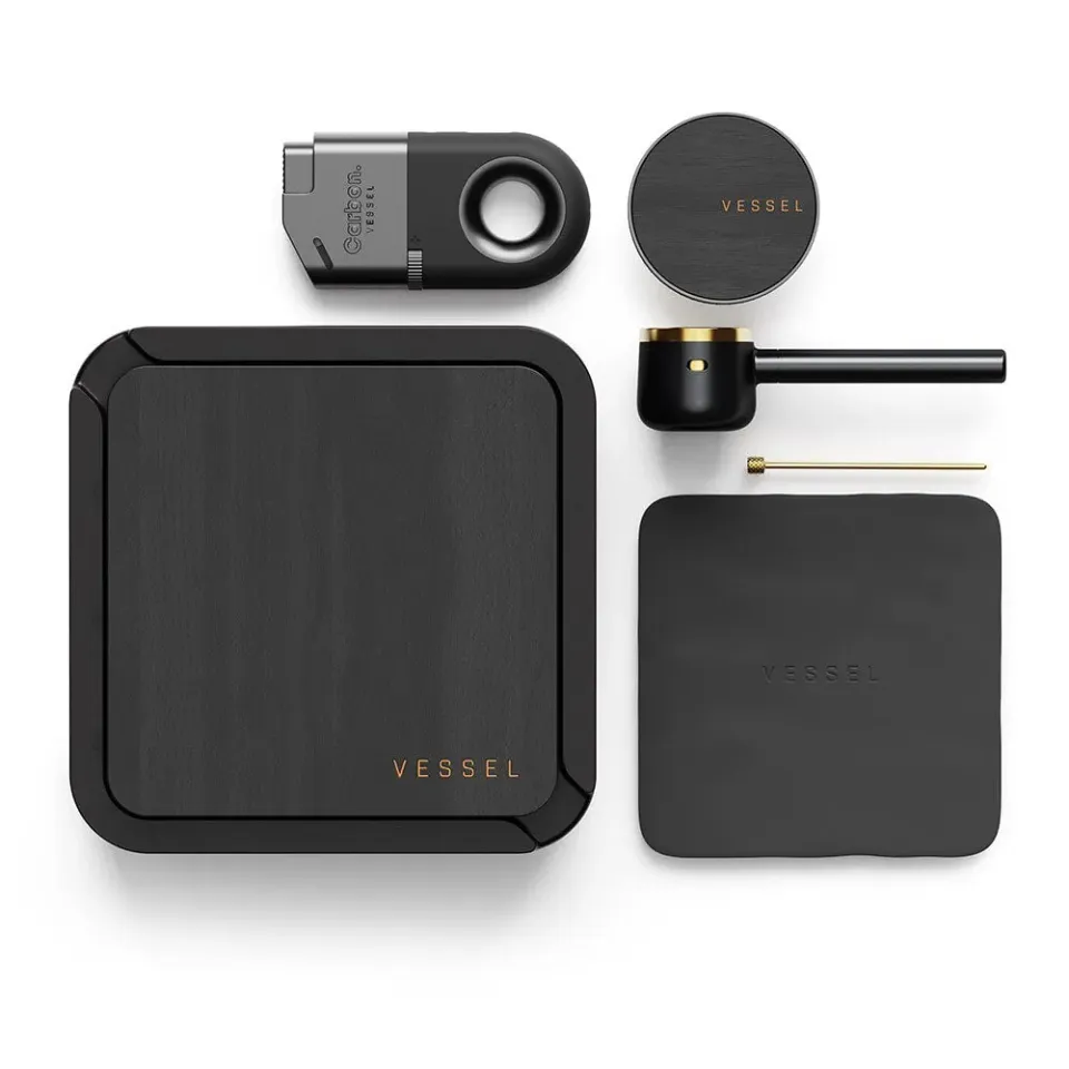 Vessel Ash Home System pijp set blackwood zwart