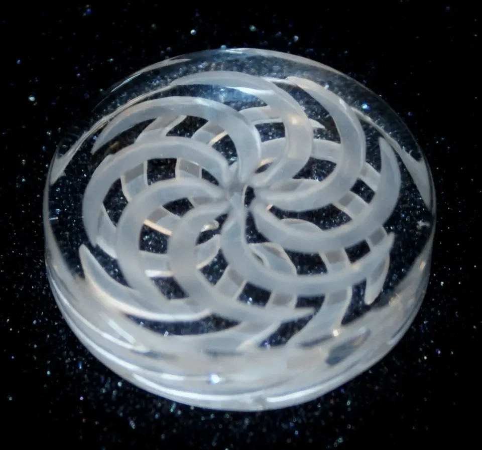 Divine Tribe Core eRig carb cap vortex zwart aluminium
