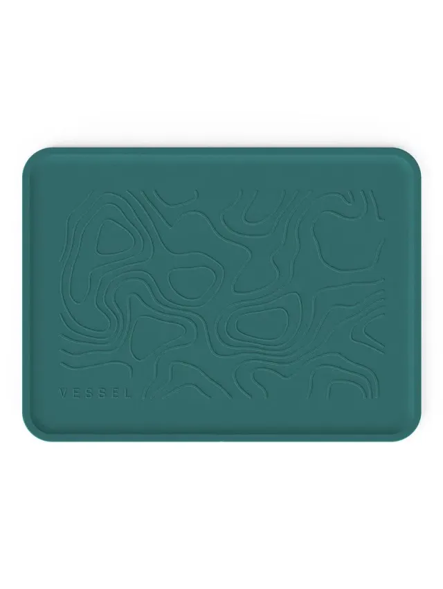 Vessel Mat siliconen mat Emerald groen hittebestendig
