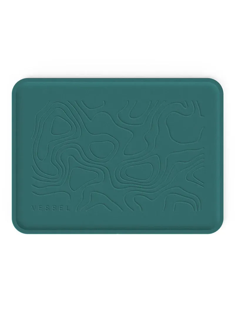Vessel Mat siliconen mat Emerald groen hittebestendig