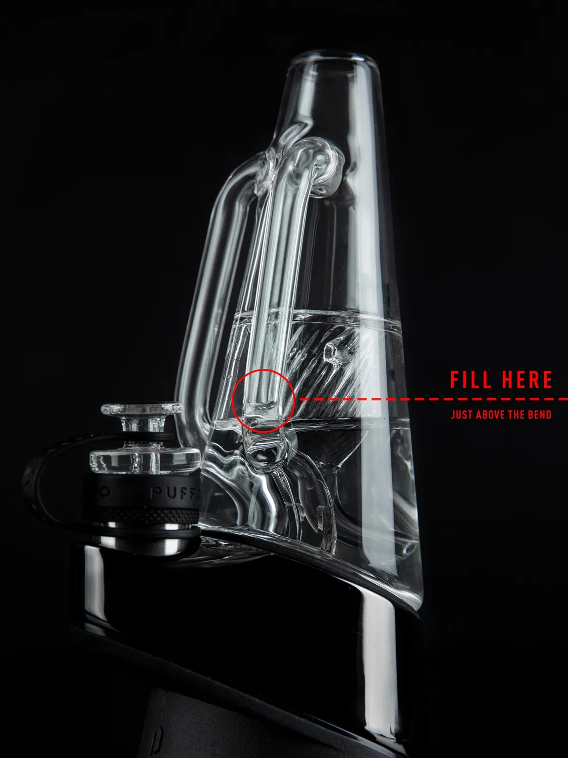 Puffco Peak Ryan Fitt Recycler glas opzetstuk koeler